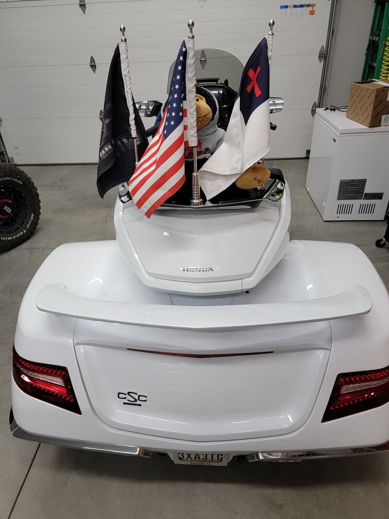 Rear of trike with Flag Mount on rack.jpg