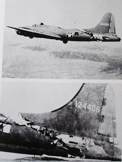 B 17 tail sliced bombing run.jpg