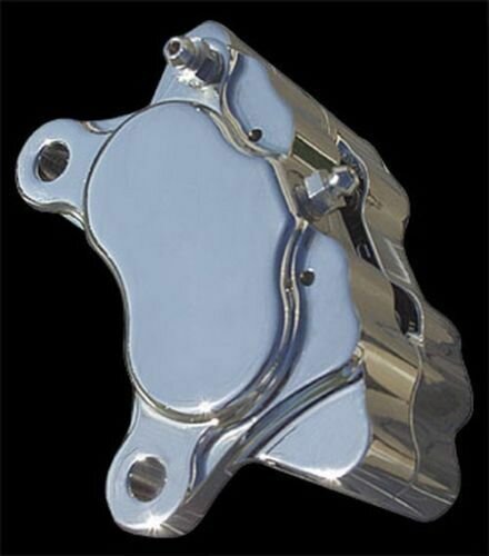 M-C Caliper Polished Ultima 4 Piston Caliper w-Pads for Harley $150..jpg