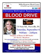 September 2014 - Christina Wellington Replacement Blood Drive.jpg
