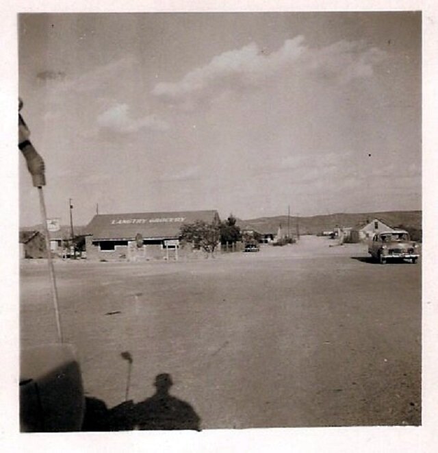 Langtry, looking south towards Mexico in the '50s.jpg