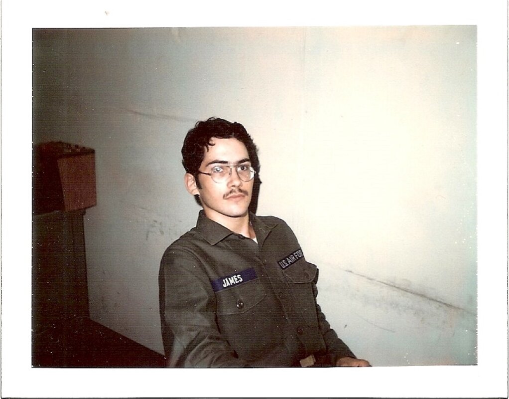 Bill James October 1974 at Keesler AFB, Biloxi MS.jpg