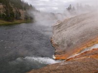 p5- grand prismatic geyser basin dumping into firehole river-yellowstone park.jpg