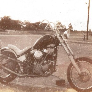 My first build at age 14 - 1950 HD Panhead